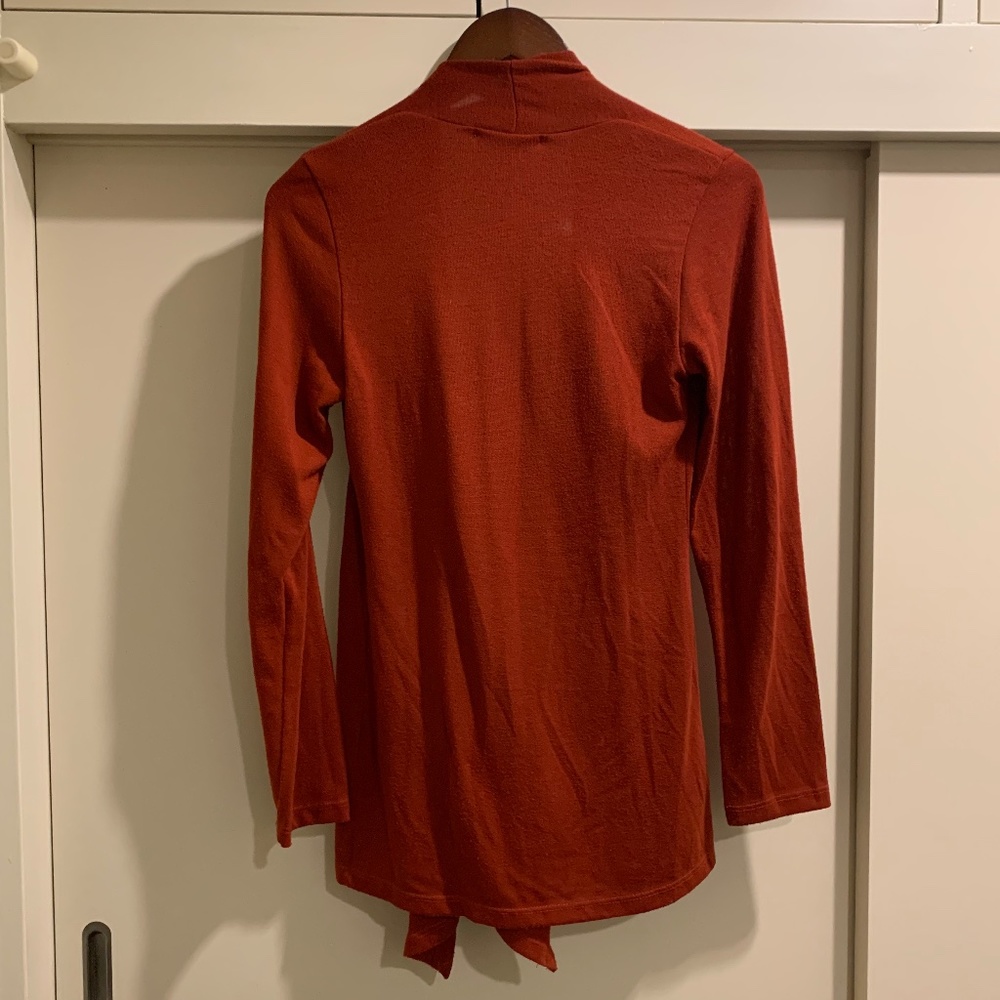 Burnt Orange/Rust Cardigan - Picture 2 of 3